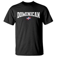 Vintage Dominican Republic Flag T Shirt Retro Varsity Caribbean Pride Heritage Gift