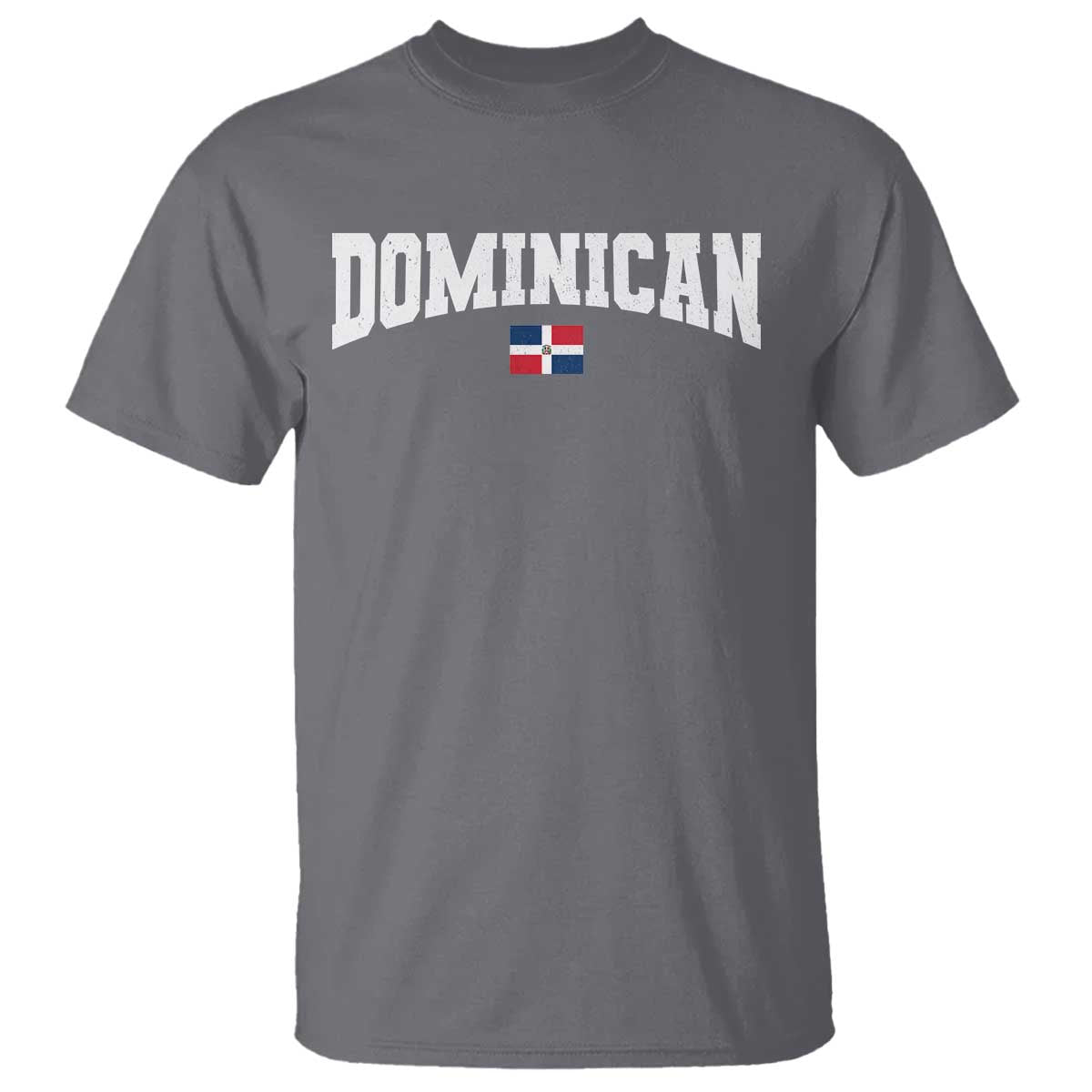 Vintage Dominican Republic Flag T Shirt Retro Varsity Caribbean Pride Heritage Gift