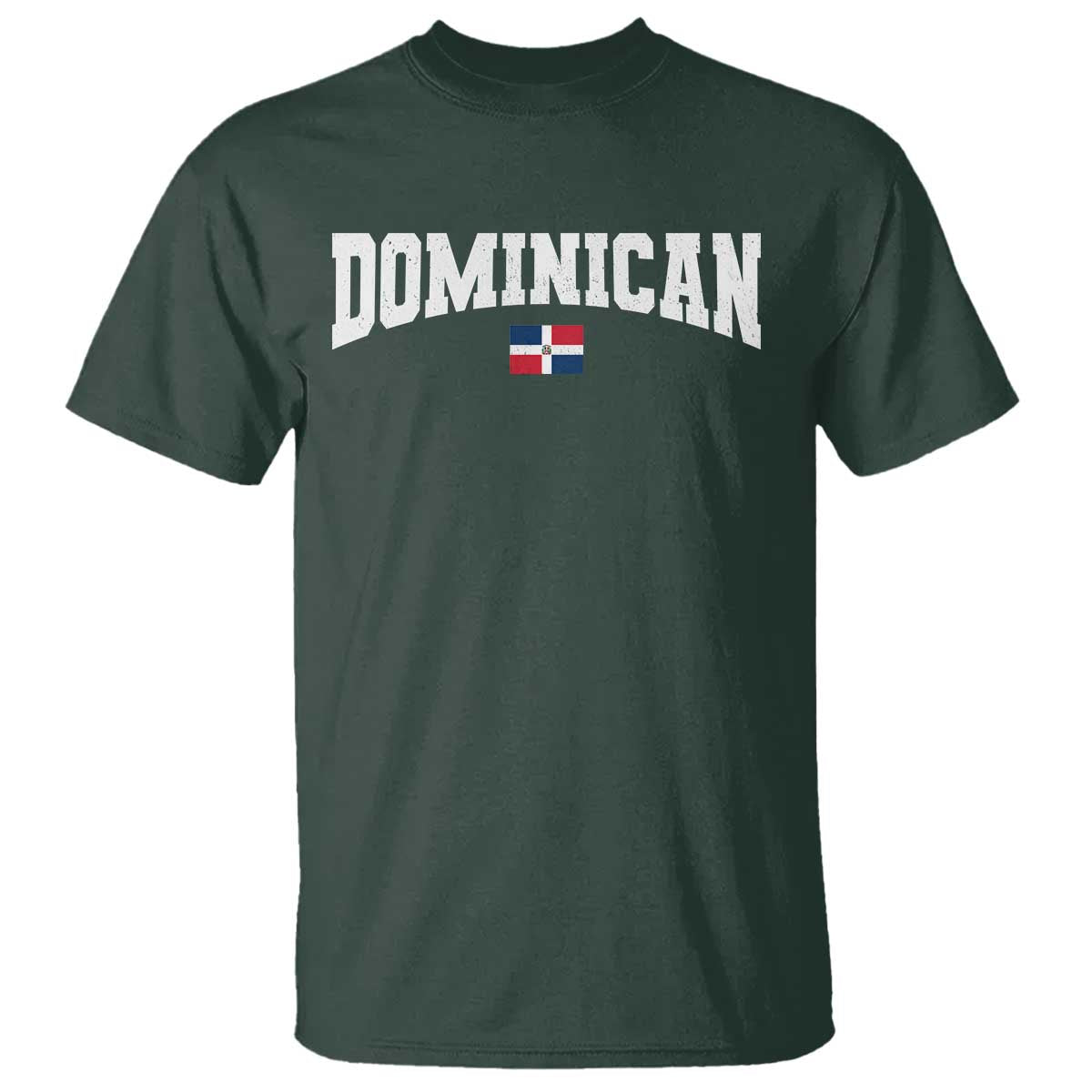 Vintage Dominican Republic Flag T Shirt Retro Varsity Caribbean Pride Heritage Gift