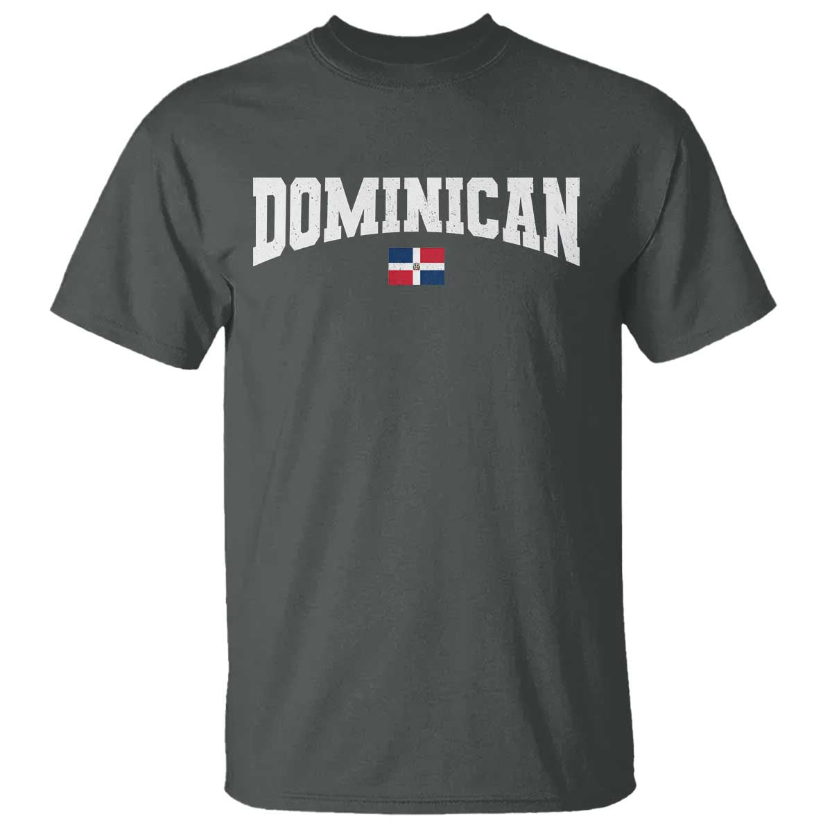 Vintage Dominican Republic Flag T Shirt Retro Varsity Caribbean Pride Heritage Gift