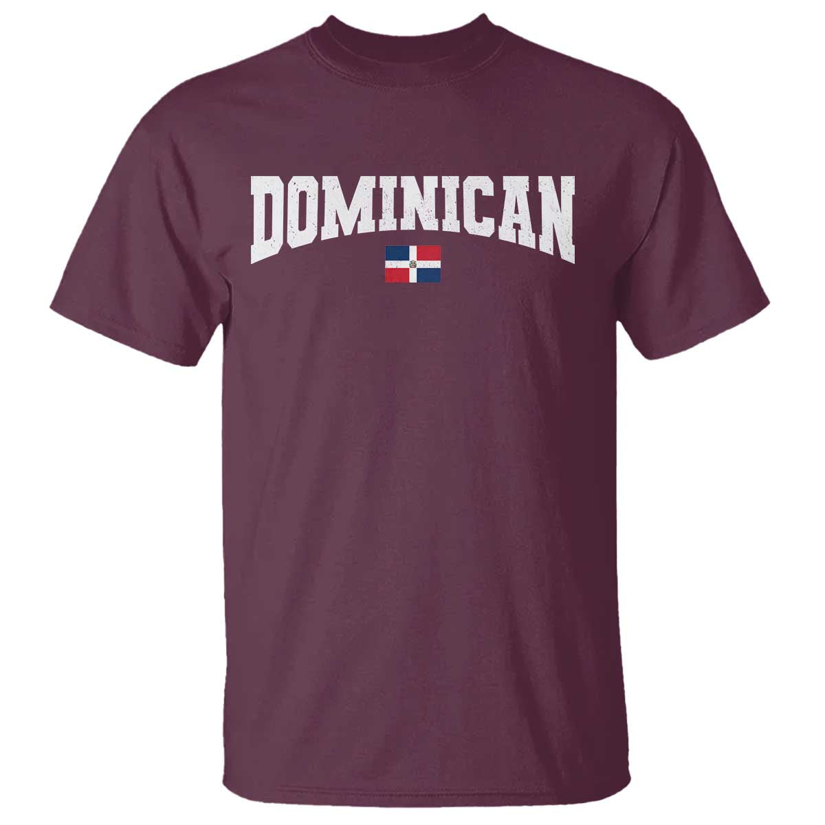 Vintage Dominican Republic Flag T Shirt Retro Varsity Caribbean Pride Heritage Gift