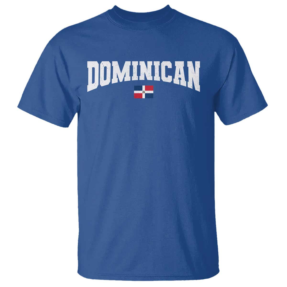 Vintage Dominican Republic Flag T Shirt Retro Varsity Caribbean Pride Heritage Gift