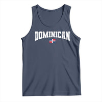 Vintage Dominican Republic Flag Tank Top Retro Varsity Caribbean Pride Heritage Gift