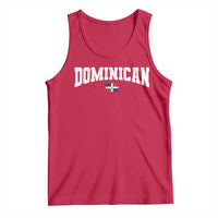 Vintage Dominican Republic Flag Tank Top Retro Varsity Caribbean Pride Heritage Gift