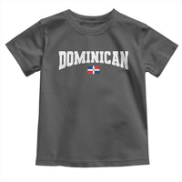Vintage Dominican Republic Flag Toddler T Shirt Retro Varsity Caribbean Pride Heritage Gift