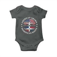 American Grown With Dominican Roots Baby Onesie USA Dominican Republic Heritage Pride Gift