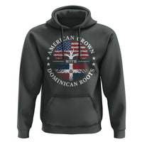 American Grown With Dominican Roots Hoodie USA Dominican Republic Heritage Pride Gift