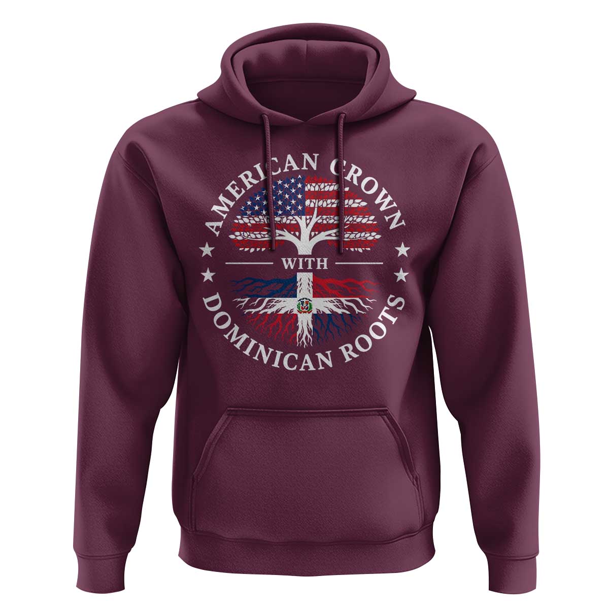 American Grown With Dominican Roots Hoodie USA Dominican Republic Heritage Pride Gift