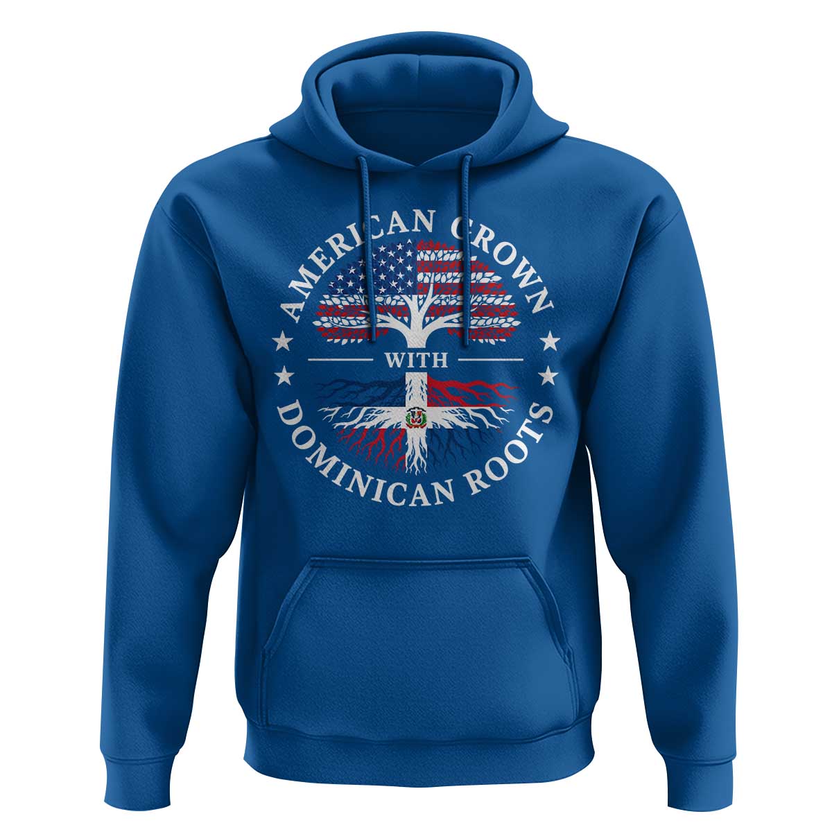 American Grown With Dominican Roots Hoodie USA Dominican Republic Heritage Pride Gift