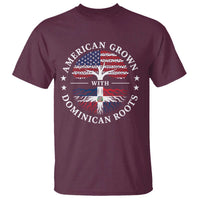 American Grown With Dominican Roots T Shirt USA Dominican Republic Heritage Pride Gift