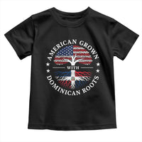 American Grown With Dominican Roots Toddler T Shirt USA Dominican Republic Heritage Pride Gift
