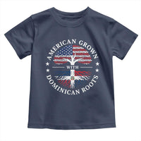 American Grown With Dominican Roots Toddler T Shirt USA Dominican Republic Heritage Pride Gift