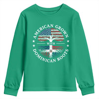American Grown With Dominican Roots Youth Sweatshirt USA Dominican Republic Heritage Pride Gift