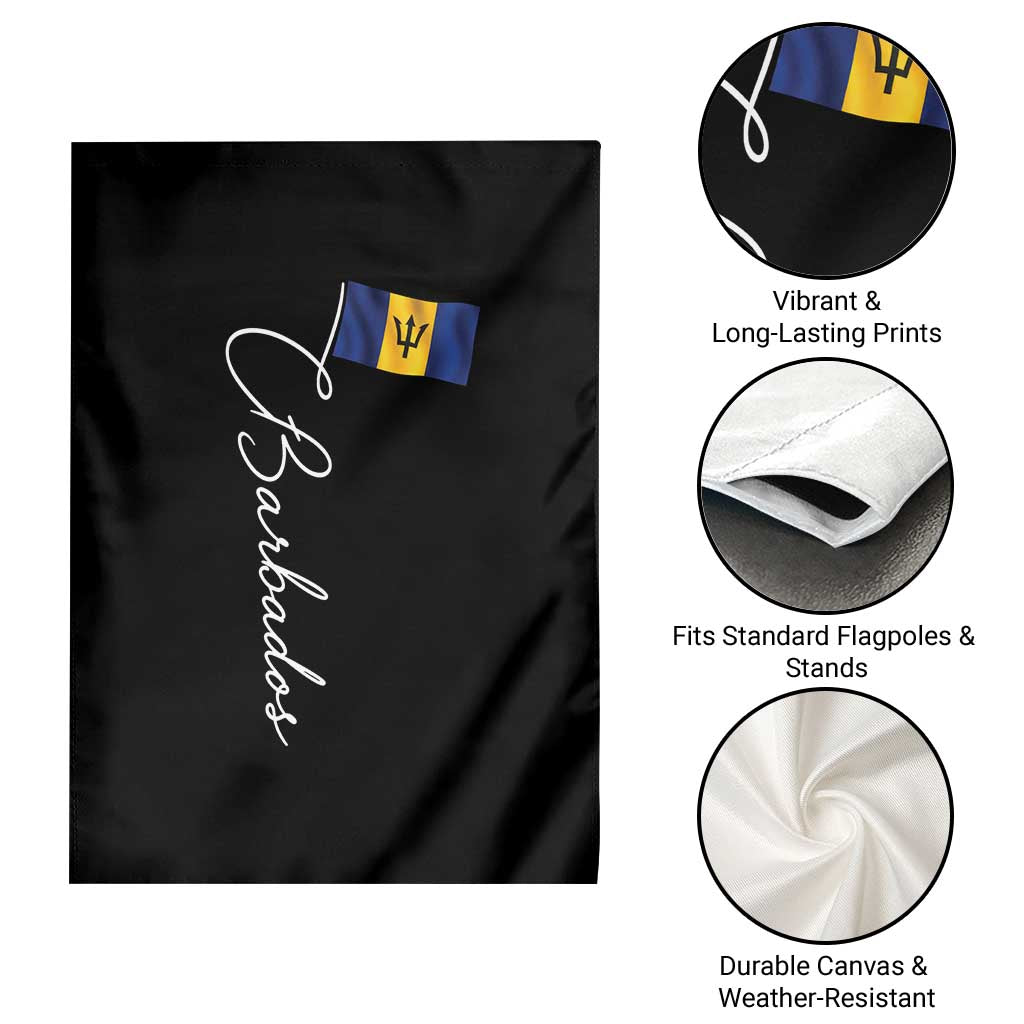 Barbados Flag Garden Flag Elegant Barbados Pride Patriotic Island Heritage Gift