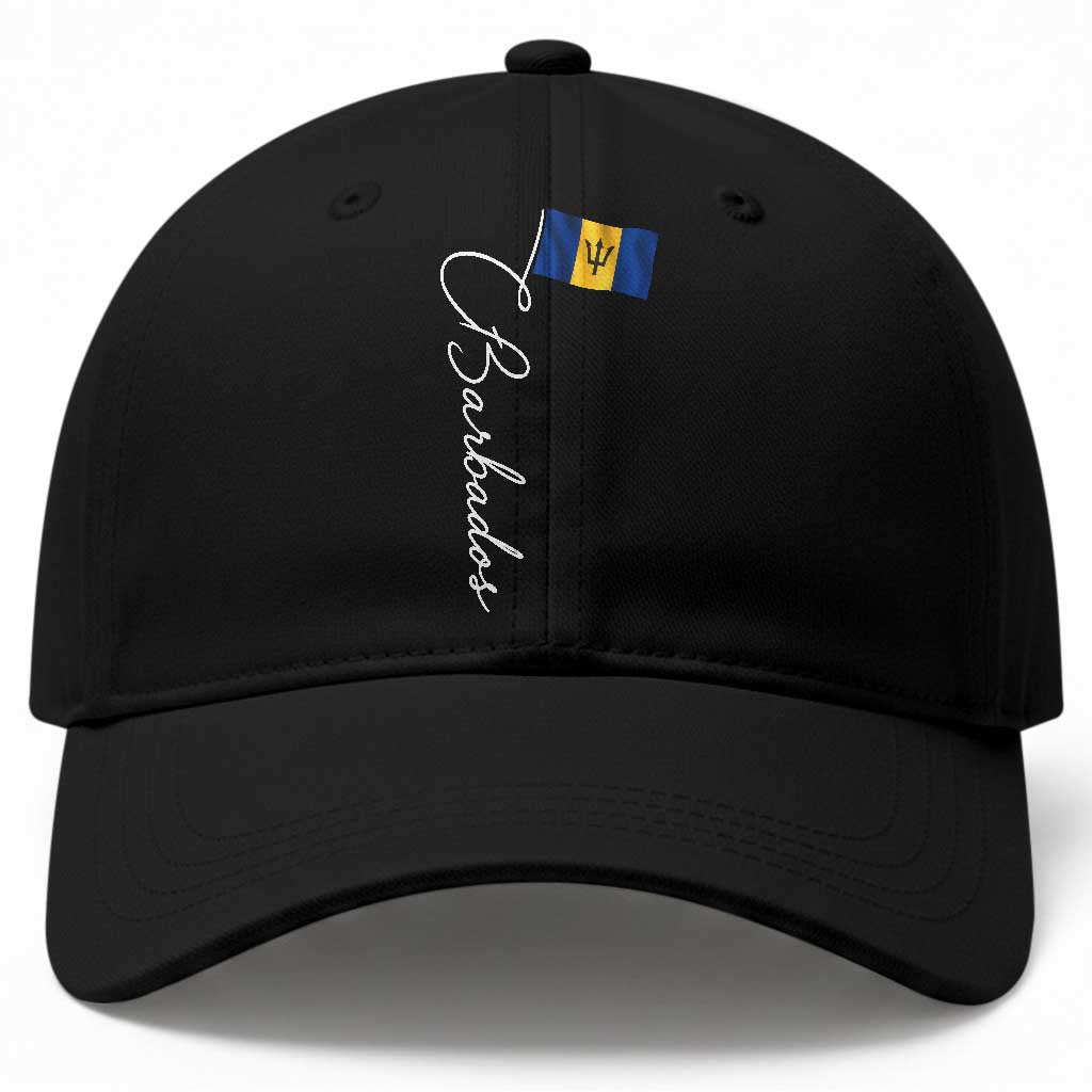 Barbados Flag Baseball Cap Elegant Barbados Pride Patriotic Island Heritage Gift