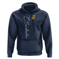 Barbados Flag Hoodie Elegant Barbados Pride Patriotic Island Heritage Gift