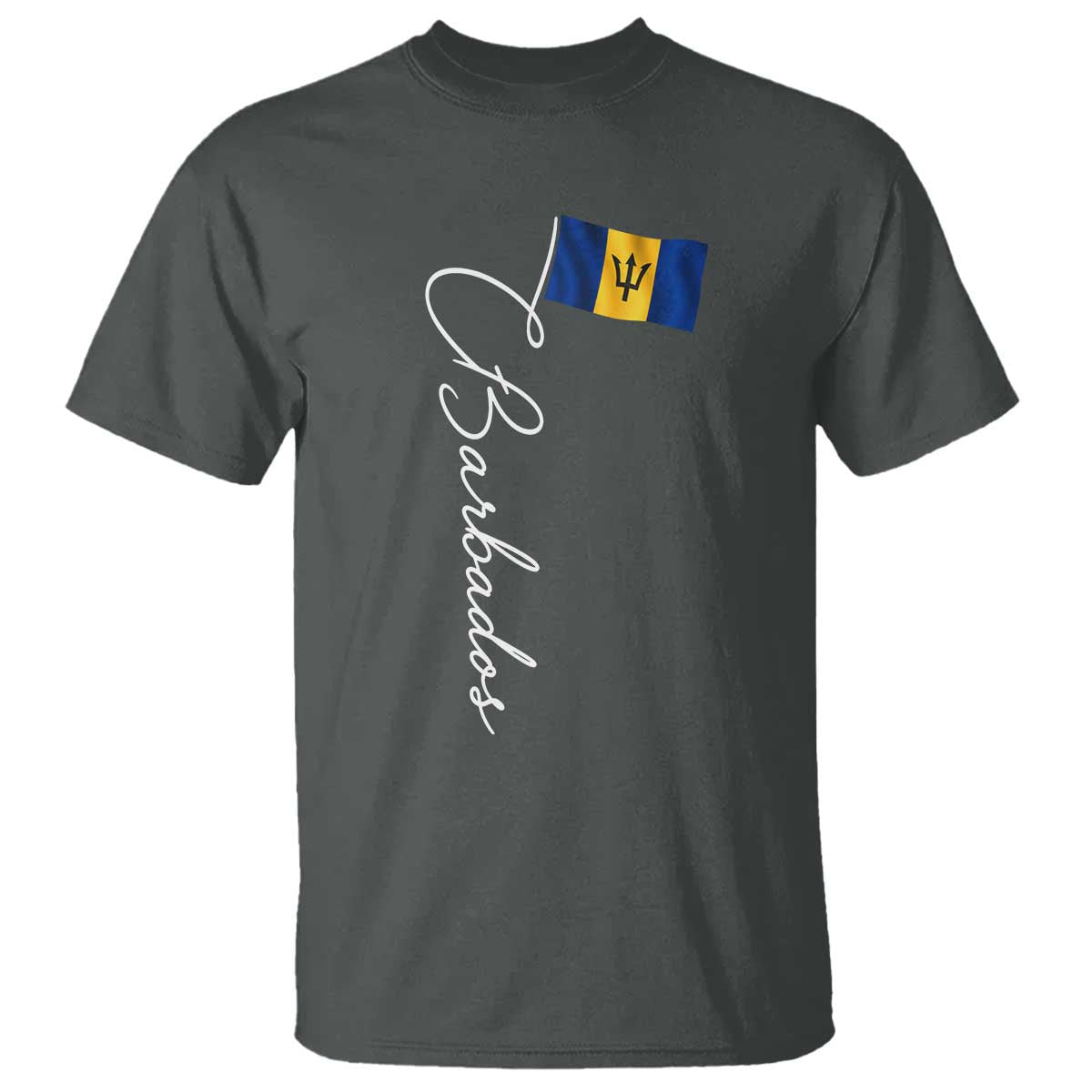 Barbados Flag T Shirt Elegant Barbados Pride Patriotic Island Heritage Gift