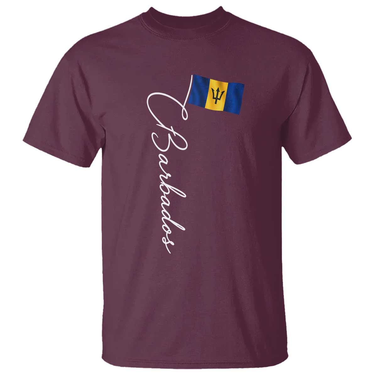 Barbados Flag T Shirt Elegant Barbados Pride Patriotic Island Heritage Gift