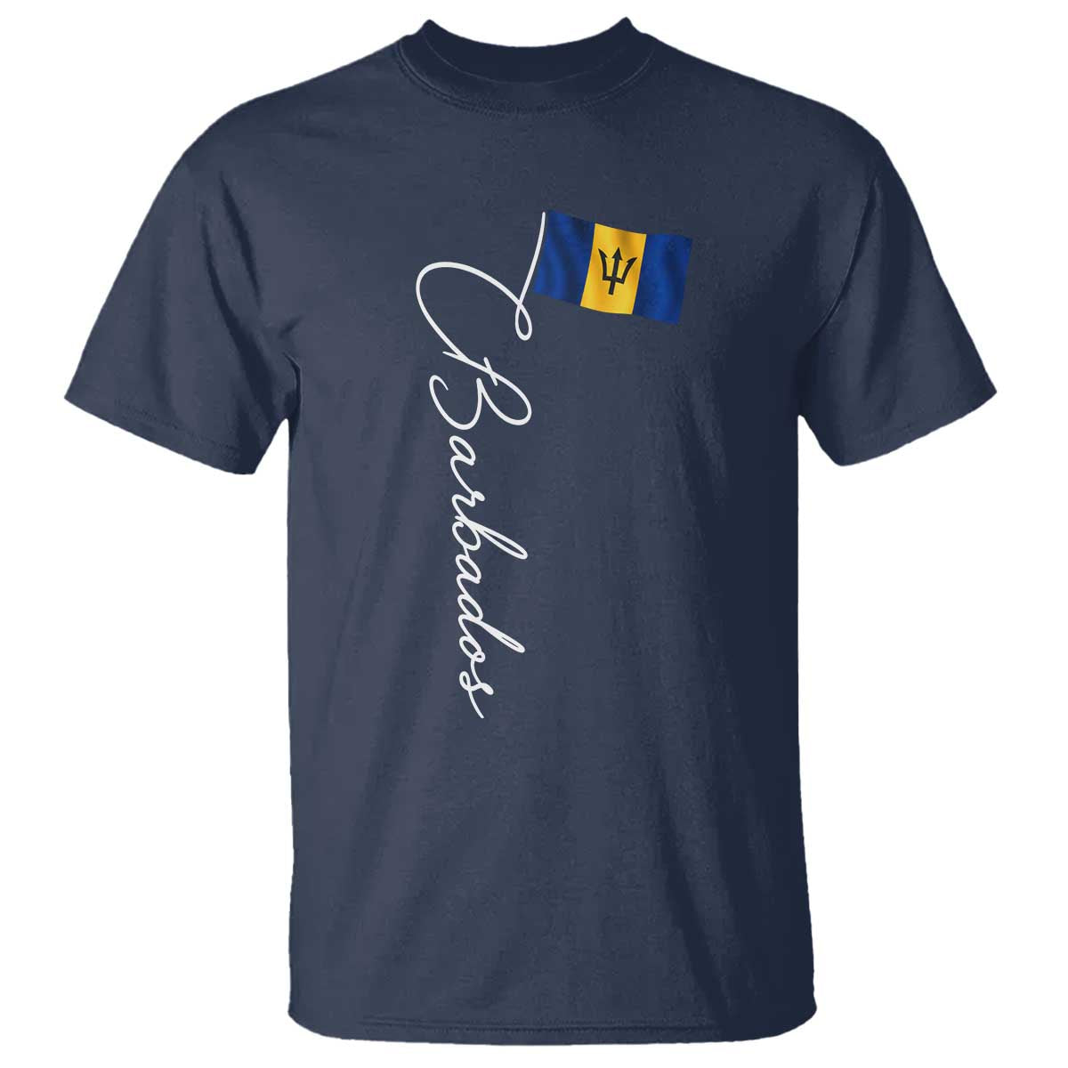 Barbados Flag T Shirt Elegant Barbados Pride Patriotic Island Heritage Gift