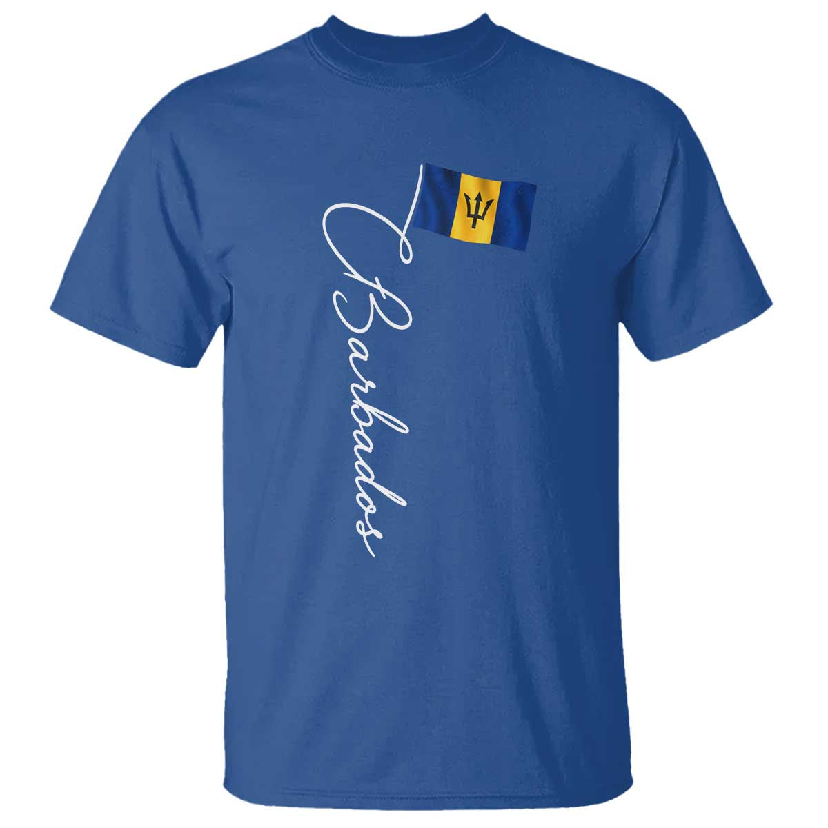 Barbados Flag T Shirt Elegant Barbados Pride Patriotic Island Heritage Gift