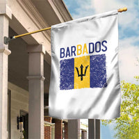 Vintage Distressed Barbados Flag Garden Flag Bajan Caribbean Heritage Patriotic Pride Gift