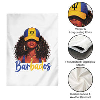 Bajan Girl Garden Flag Barbados Flag Caribbean Heritage Pride Graphic Gift