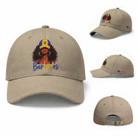 Bajan Girl Baseball Cap Barbados Flag Caribbean Heritage Pride Graphic Gift