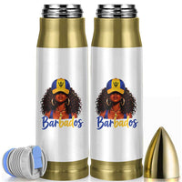 Bajan Girl Bullet Tumbler Barbados Flag Caribbean Heritage Pride Graphic Gift