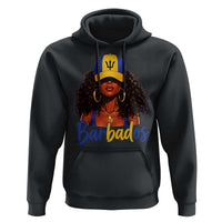 Bajan Girl Hoodie Barbados Flag Caribbean Heritage Pride Graphic Gift