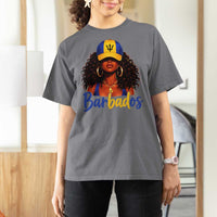 Bajan Girl T Shirt For Women Barbados Flag Caribbean Heritage Pride Graphic Gift