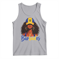 Bajan Girl Tank Top Barbados Flag Caribbean Heritage Pride Graphic Gift