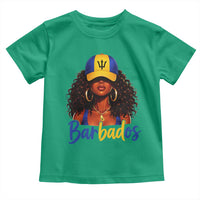 Bajan Girl Toddler T Shirt Barbados Flag Caribbean Heritage Pride Graphic Gift