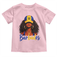 Bajan Girl Toddler T Shirt Barbados Flag Caribbean Heritage Pride Graphic Gift