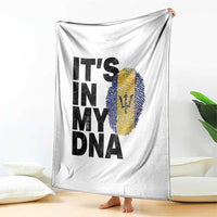 It's In My DNA Barbados Barbadian Throw Blanket Pride Heritage Patriotic Gift