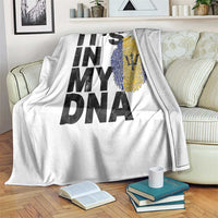 It's In My DNA Barbados Barbadian Throw Blanket Pride Heritage Patriotic Gift