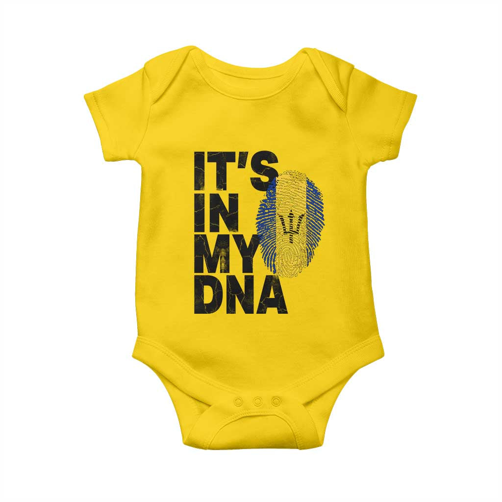 It's In My DNA Barbados Barbadian Baby Onesie Pride Heritage Patriotic Gift
