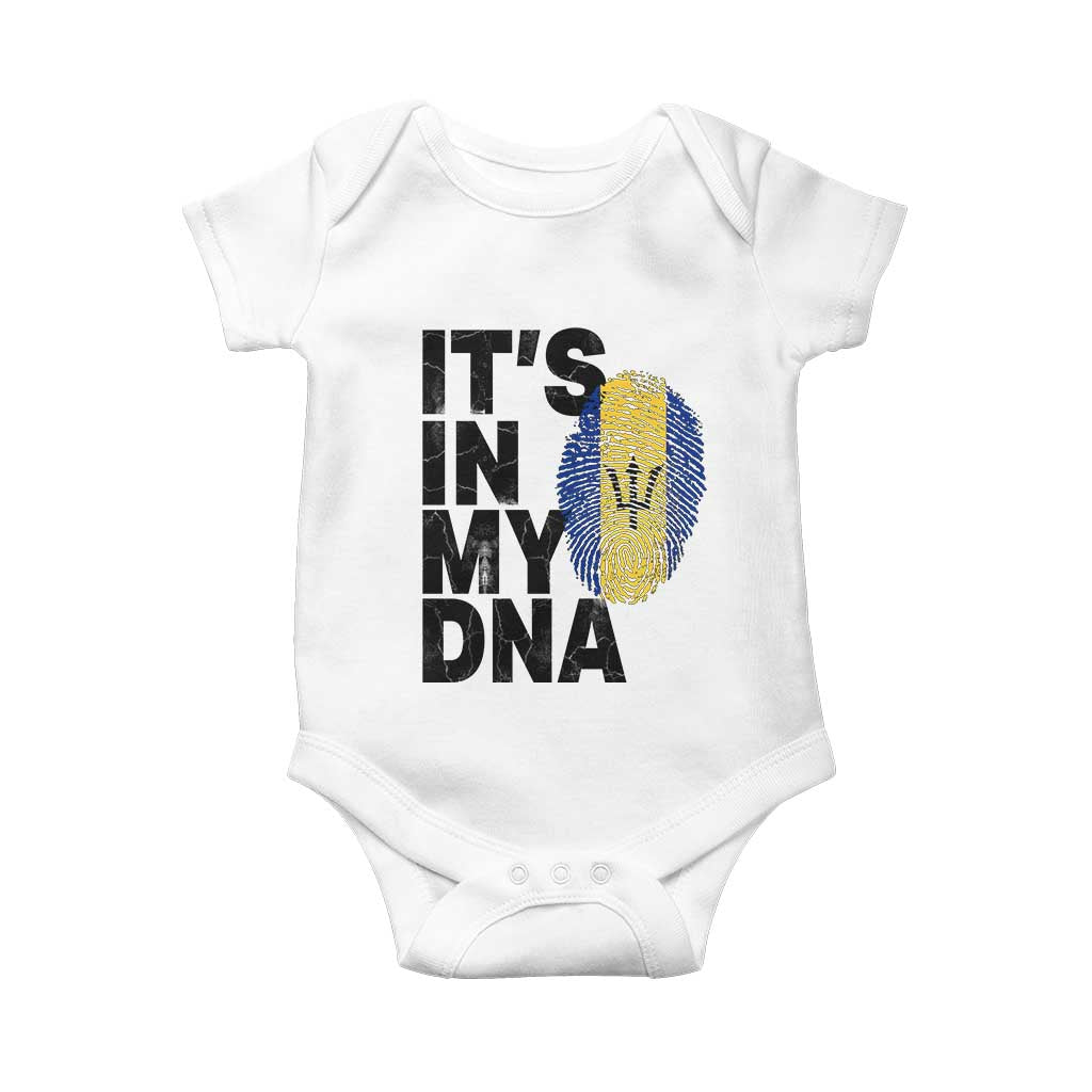 It's In My DNA Barbados Barbadian Baby Onesie Pride Heritage Patriotic Gift