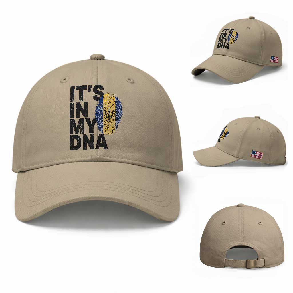It's In My DNA Barbados Barbadian Baseball Cap Pride Heritage Patriotic Gift