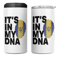 It's In My DNA Barbados Barbadian 4 in 1 Can Cooler Tumbler Pride Heritage Patriotic Gift