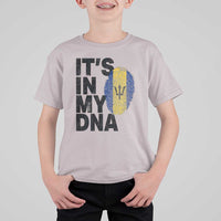 It's In My DNA Barbados Barbadian T Shirt For Kid Pride Heritage Patriotic Gift