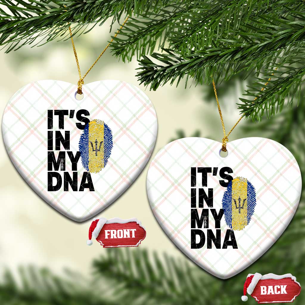 It's In My DNA Barbados Barbadian Ceramic Ornament Pride Heritage Patriotic Gift