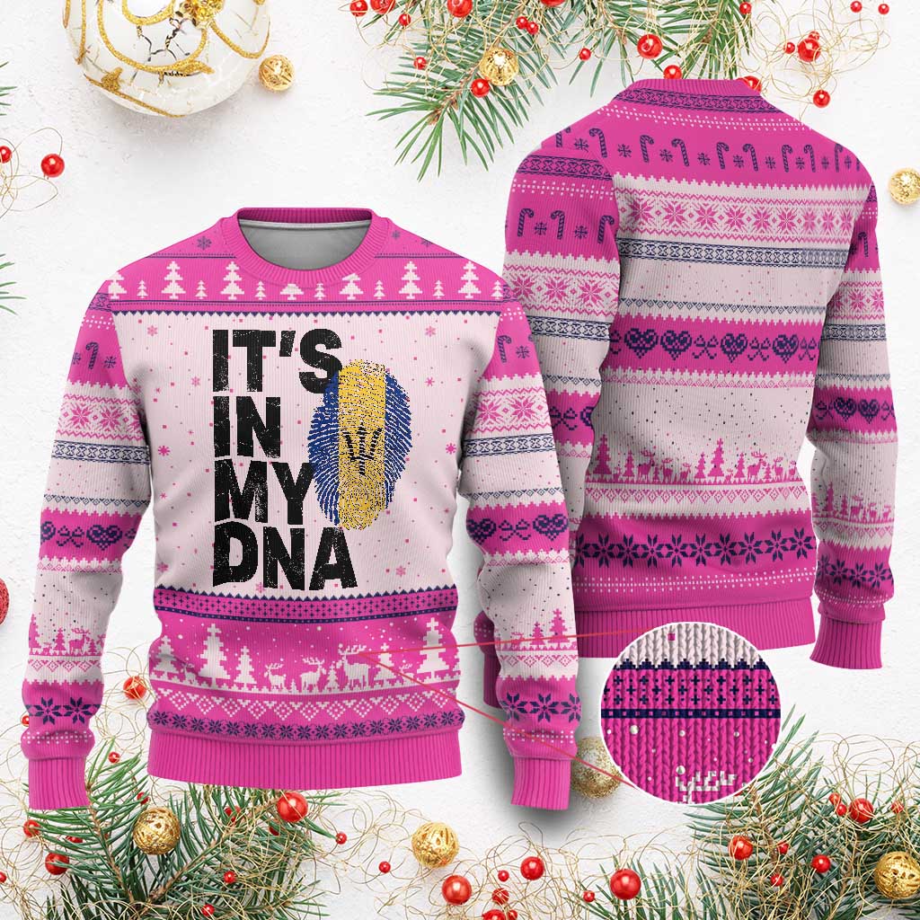 It's In My DNA Barbados Barbadian Ugly Christmas Sweater Pride Heritage Patriotic Gift