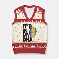 It's In My DNA Barbados Barbadian V-Neck Knit Sweater Vest Pride Heritage Patriotic Gift