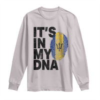 It's In My DNA Barbados Barbadian Long Sleeve Shirt Pride Heritage Patriotic Gift