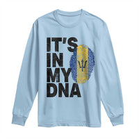 It's In My DNA Barbados Barbadian Long Sleeve Shirt Pride Heritage Patriotic Gift