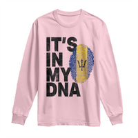 It's In My DNA Barbados Barbadian Long Sleeve Shirt Pride Heritage Patriotic Gift
