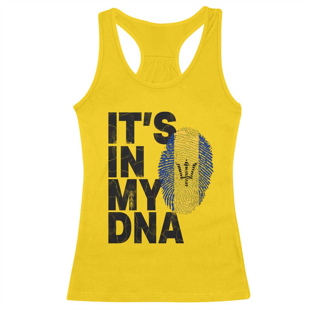 It's In My DNA Barbados Barbadian Racerback Tank Top Pride Heritage Patriotic Gift