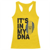 It's In My DNA Barbados Barbadian Racerback Tank Top Pride Heritage Patriotic Gift