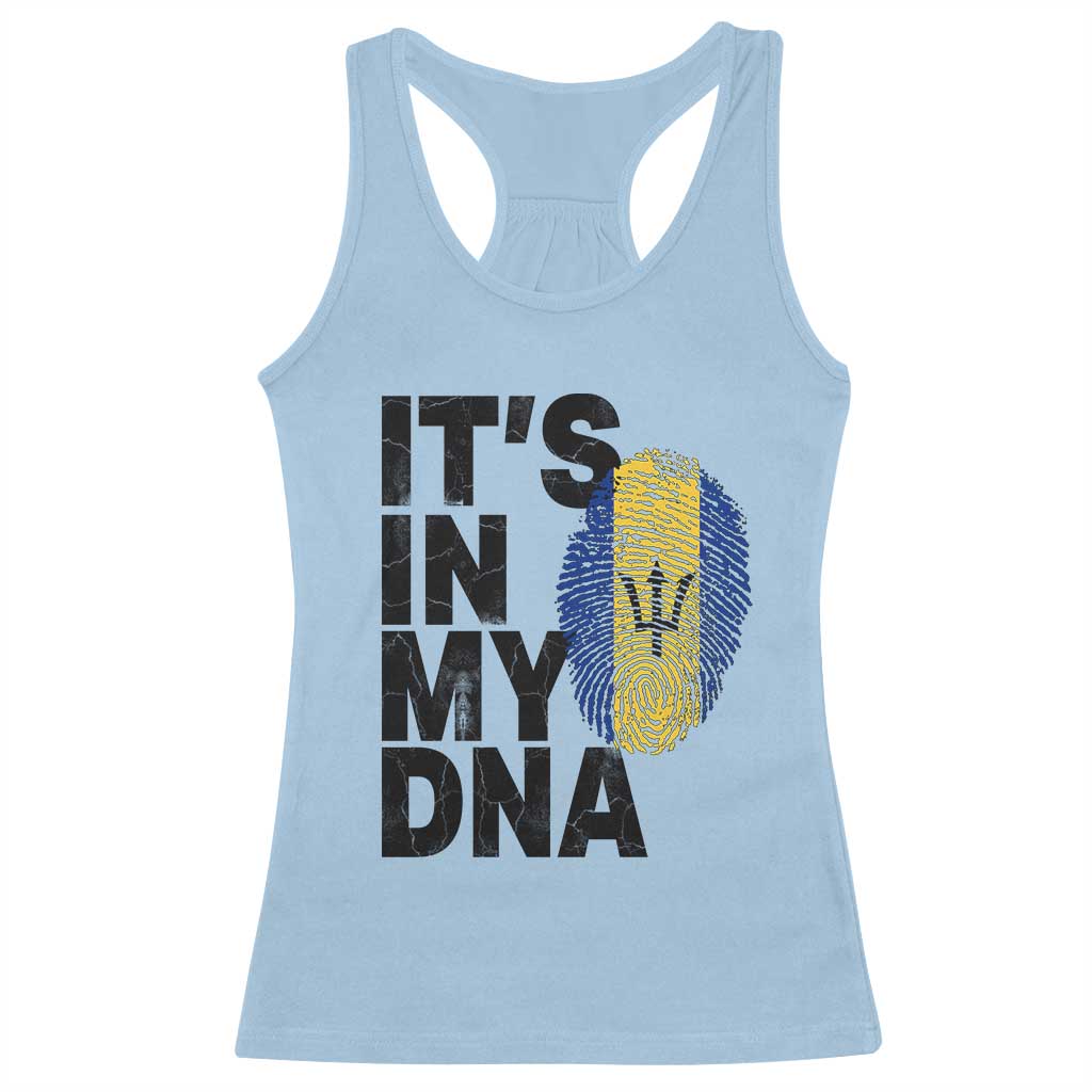 It's In My DNA Barbados Barbadian Racerback Tank Top Pride Heritage Patriotic Gift