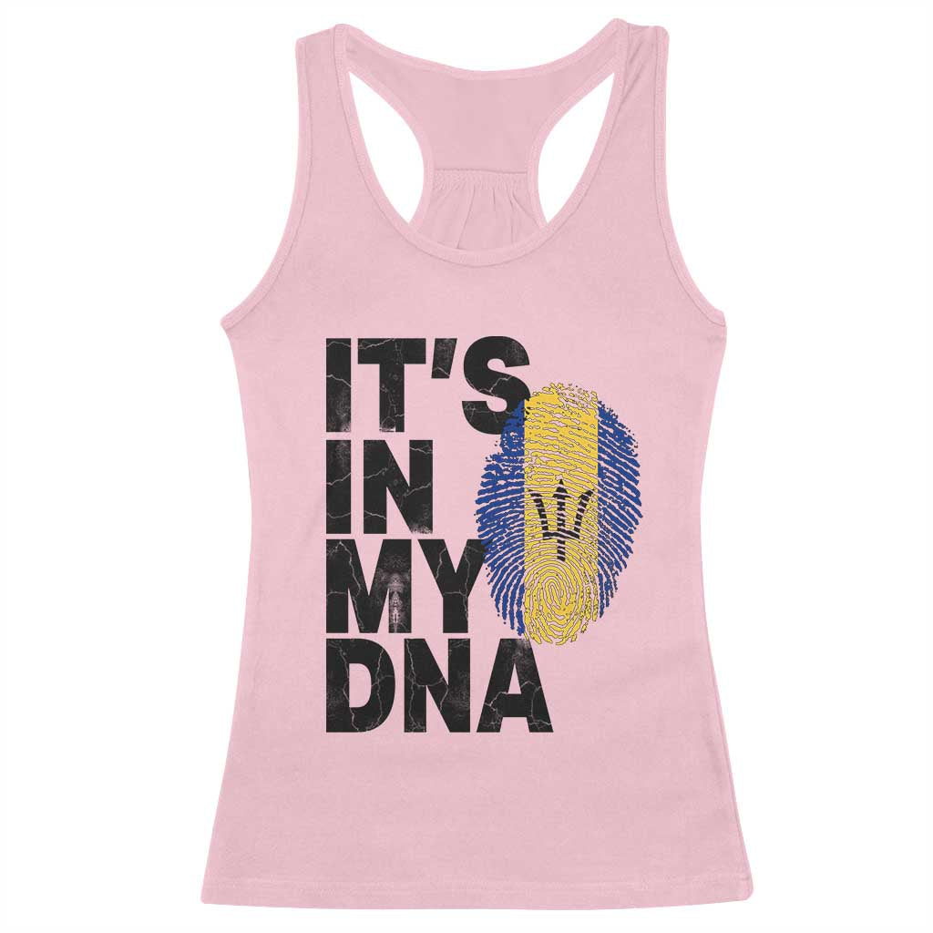 It's In My DNA Barbados Barbadian Racerback Tank Top Pride Heritage Patriotic Gift
